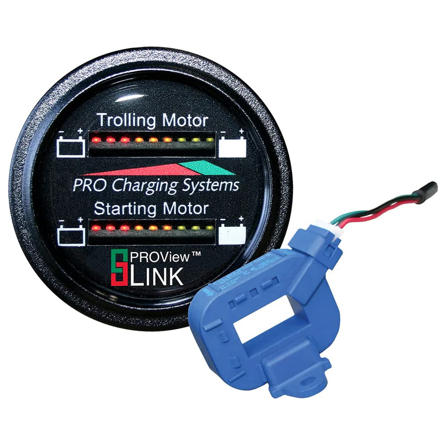 Lithium Battery Gauge Dual Pro - Round Display Dual
