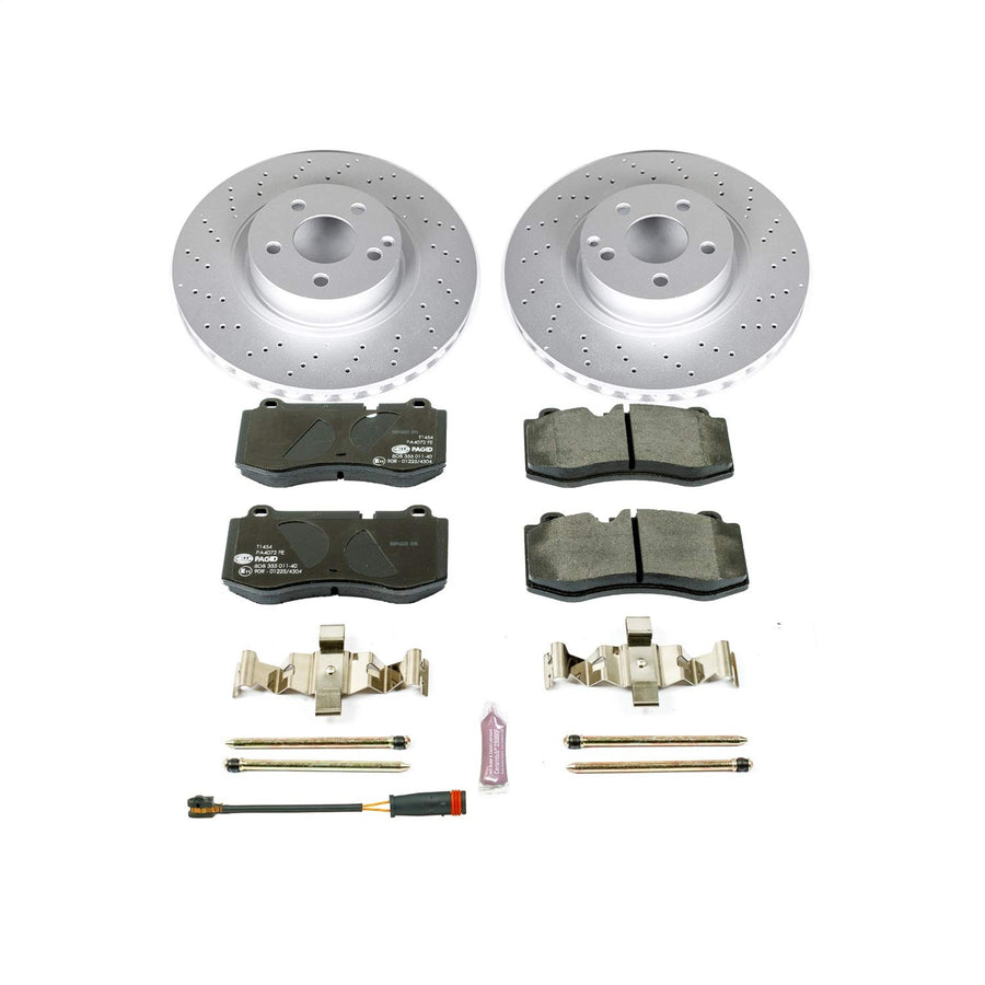 Power Stop ESK6231 Euro-Stop Front Brake Kit For Mercedes-Benz CL550 2007-2008, Mercedes-Benz S400 2010-2013, Mercedes-Benz S550 2007-2011 [Model Specific]