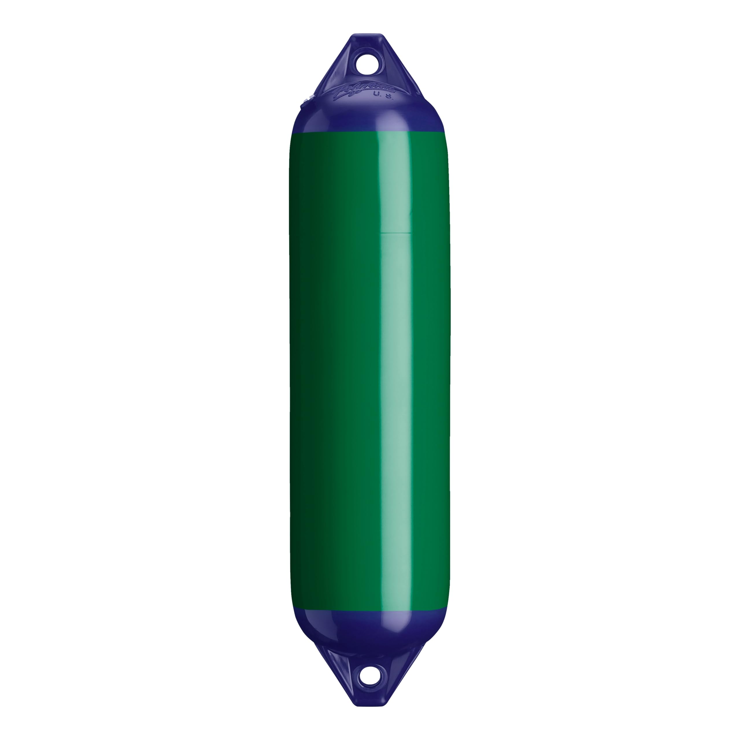 Polyform F-Series Boat Fender Standard F-1 Blue Ropehold - Forest Green