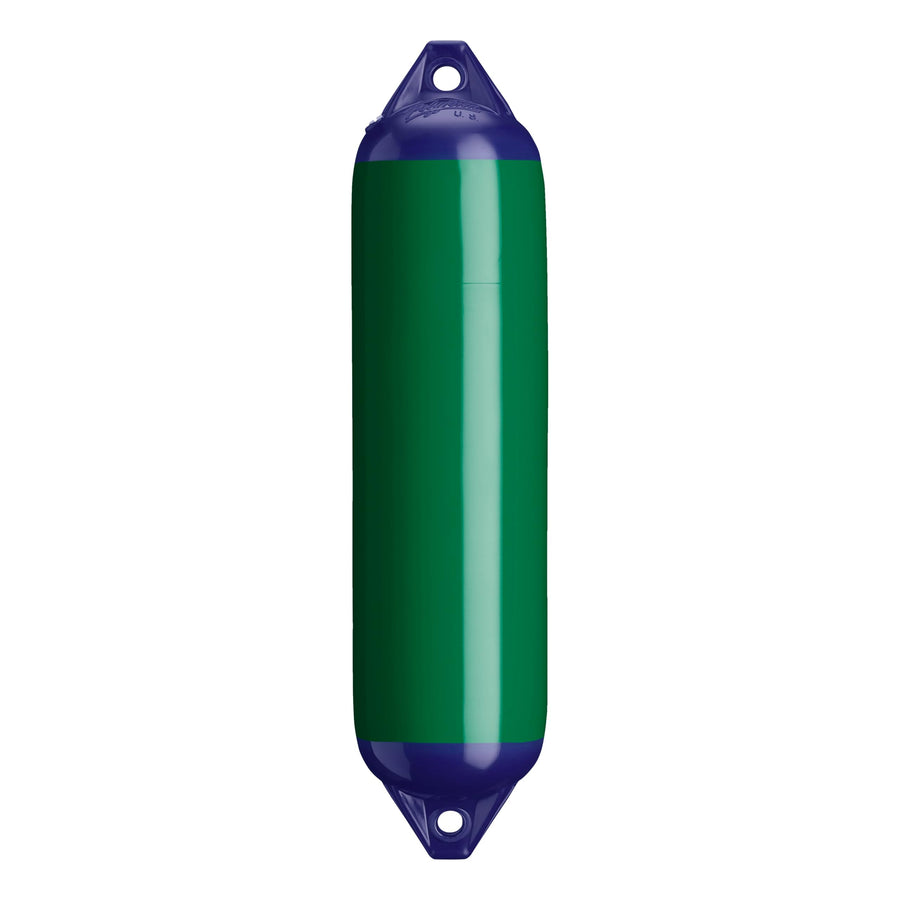 Polyform F-Series Boat Fender Standard F-1 Blue Ropehold - Forest Green