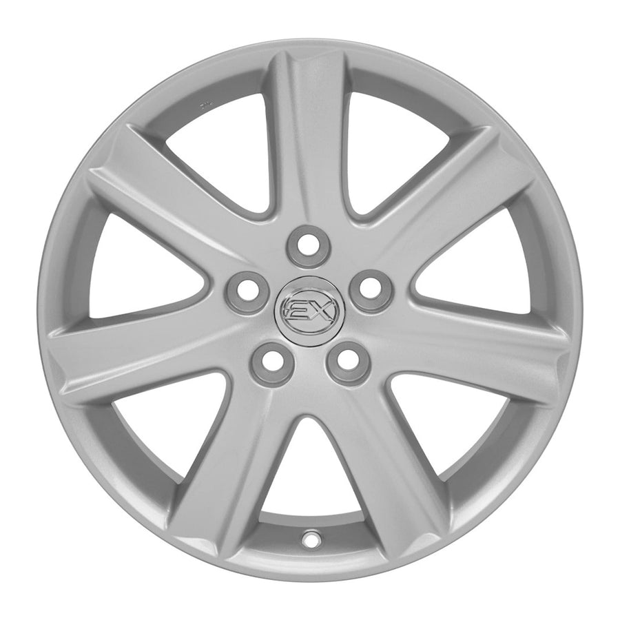 LX12-17070-5450-45S OE Wheels LLC Silver Wheel Painted (17 x 7. inches /5 x 114 mm, 45 mm Offset)
