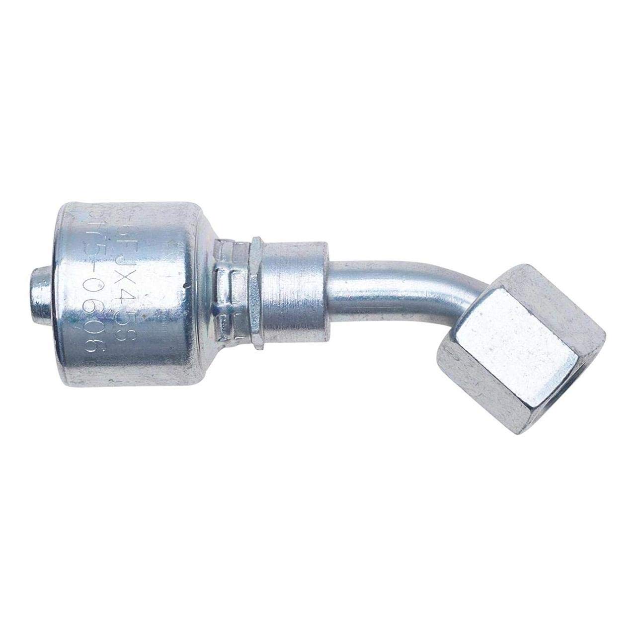Gates Female G25175-1010 Jic 37 Flare Swivel 45 Bent Tube (Mega Crimp)