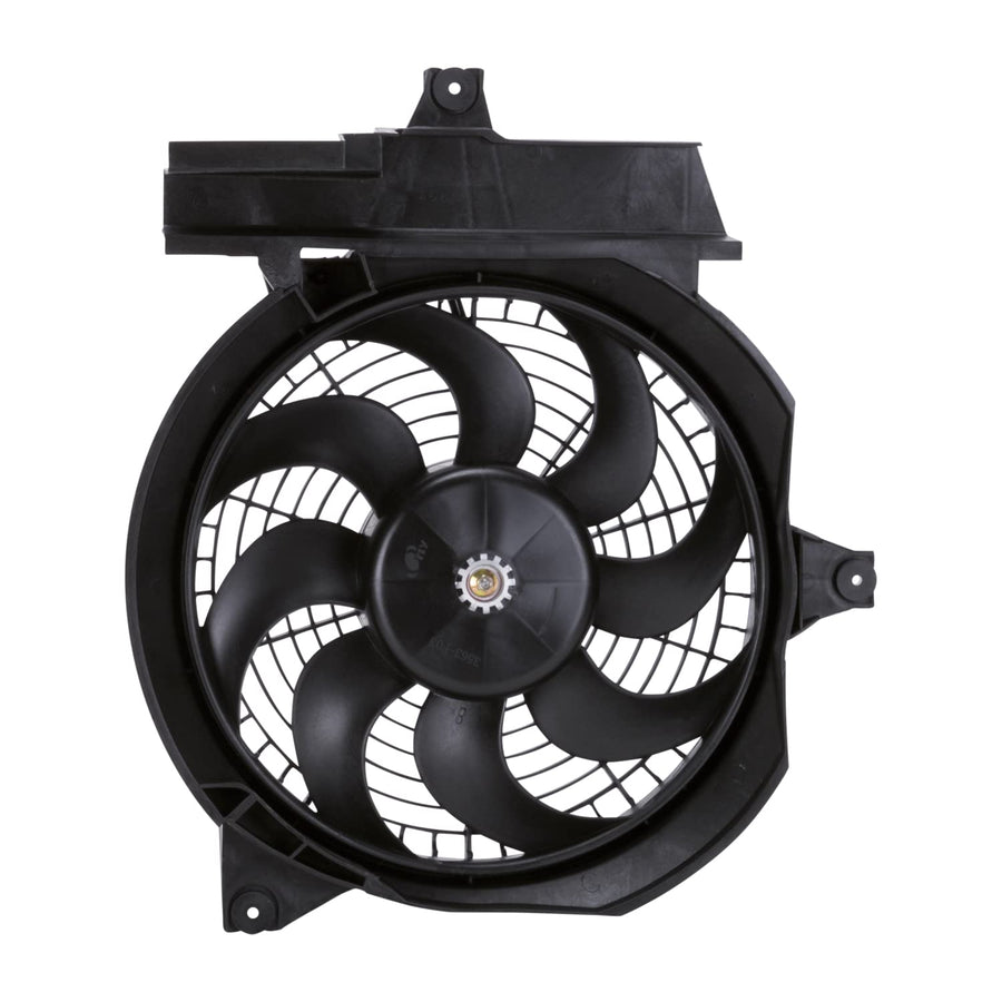 Hyundai Santa FE TYC 610610 Replacement Condenser Cooling Fan Assembly