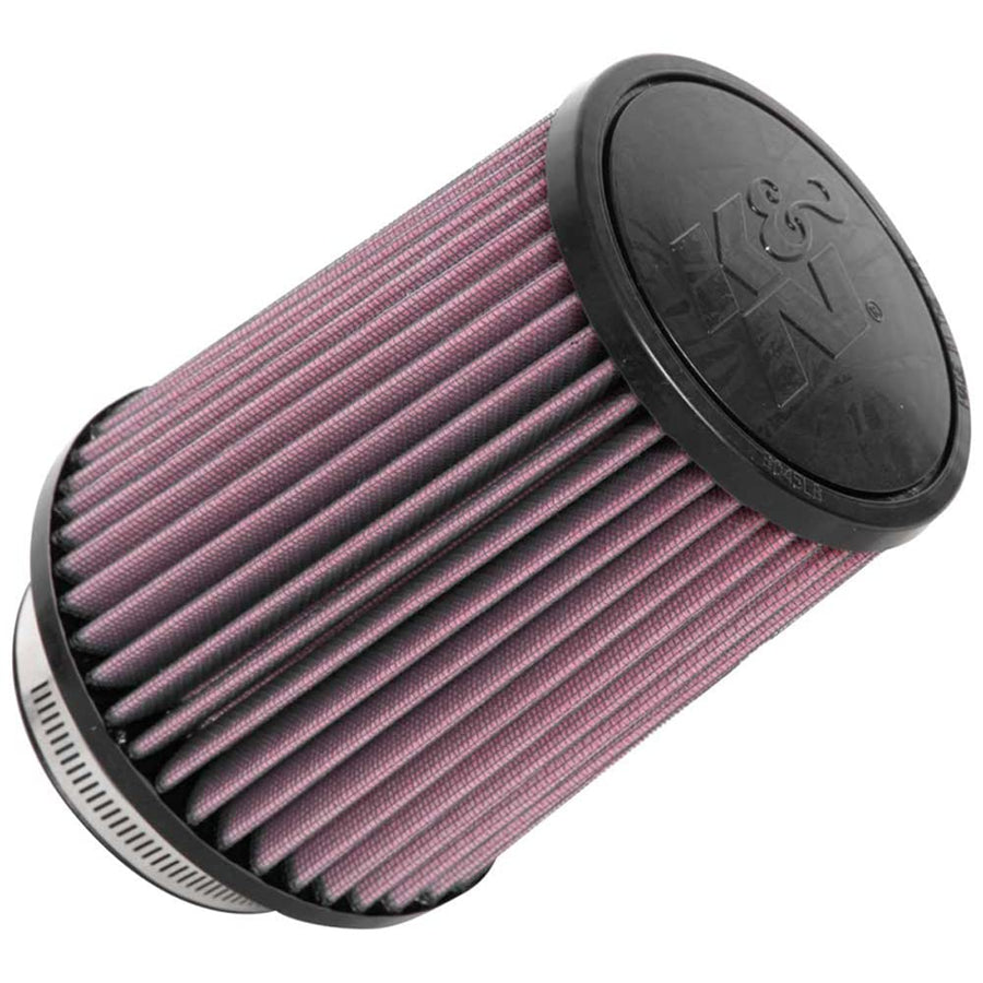 High-Flow K&N Original Lifetime Universal Clamp-On Air Filter: High Performance, Premium: Flange Diameter: 3.5 In, Filter Height: 6.5 In, Flange Length: 1.75 In, Shape: Round Tapered, RU-4630XD
