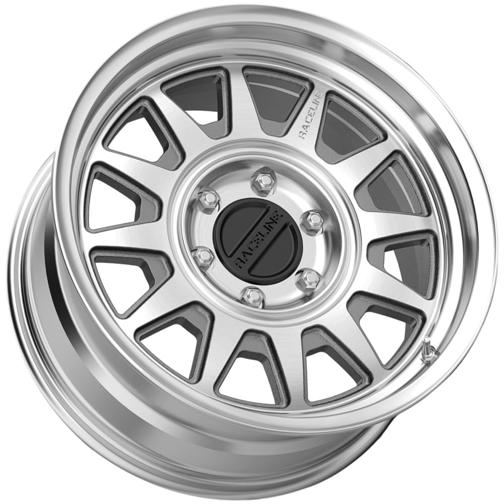 952MC Raceline Wheels AERO HD Machined Finish Wheel (17 x 9. inches /5 x 127 mm, -12 mm Offset)