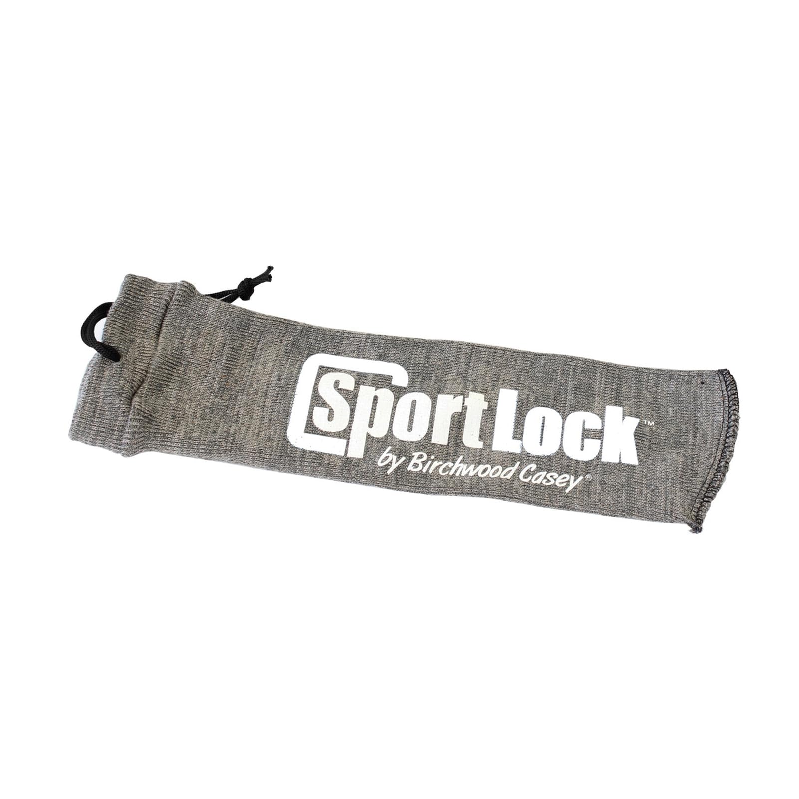 SportLock Birchwood Casey Silicone Gun Sleeve | Durable Silicone-Impregnated Gun Sock for Corrosion, Abrasion, and Scratch Protection - Handgun Size (15" L x 3.75" W),Gray