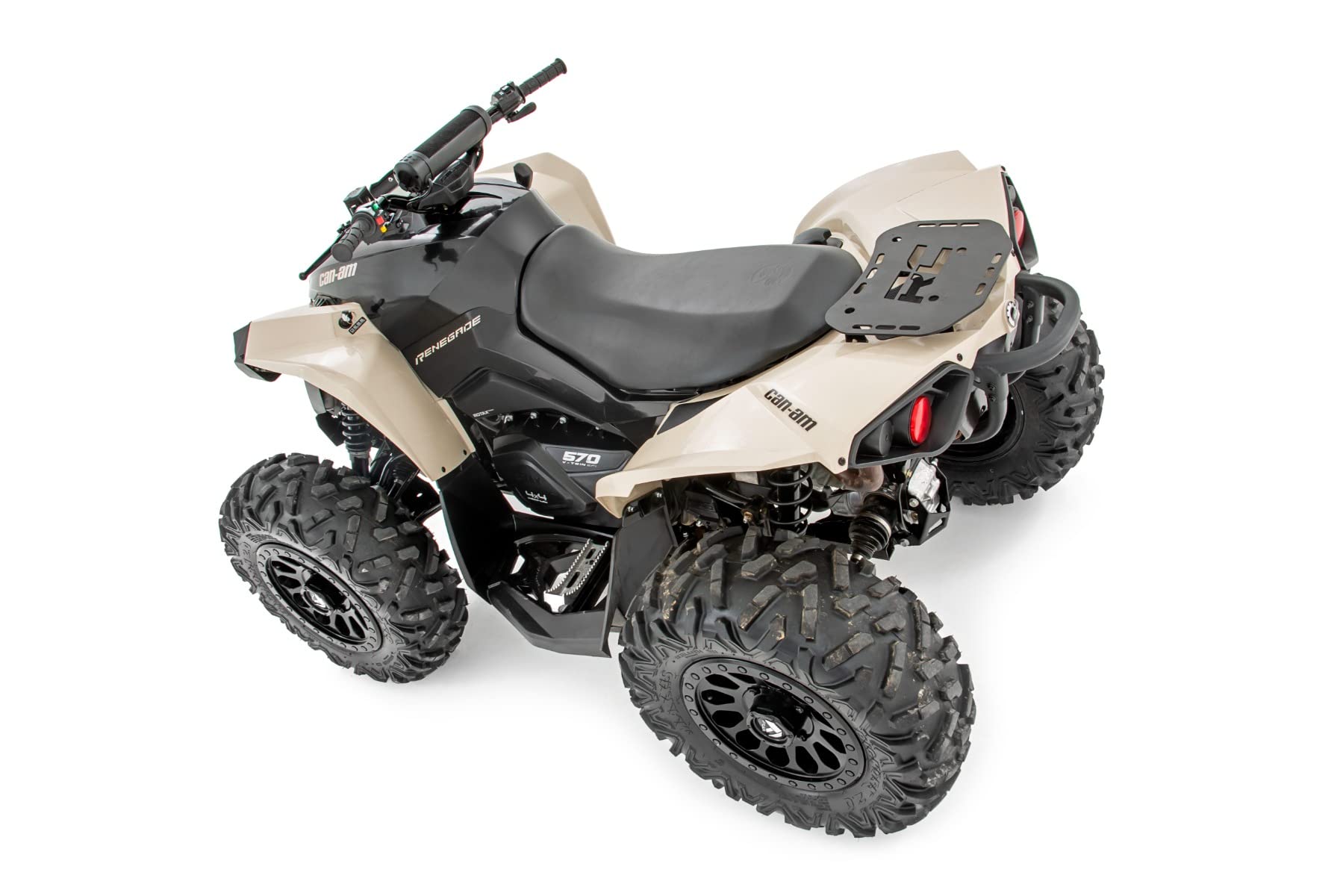 Rough Country Cooler Rear Mount for 2021 Can-Am Renegade 570-97034,Black