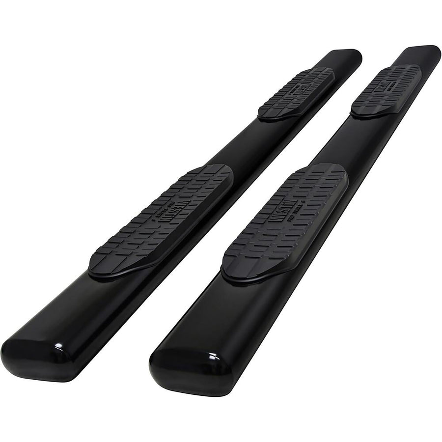 Pro Traxx 6 Oval Nerf Step Bars Westin fits 2019-2025 Silverado Sierra 1500 2500 3500 Crew Cab (Exc 2019 LD Limited) Black Pair