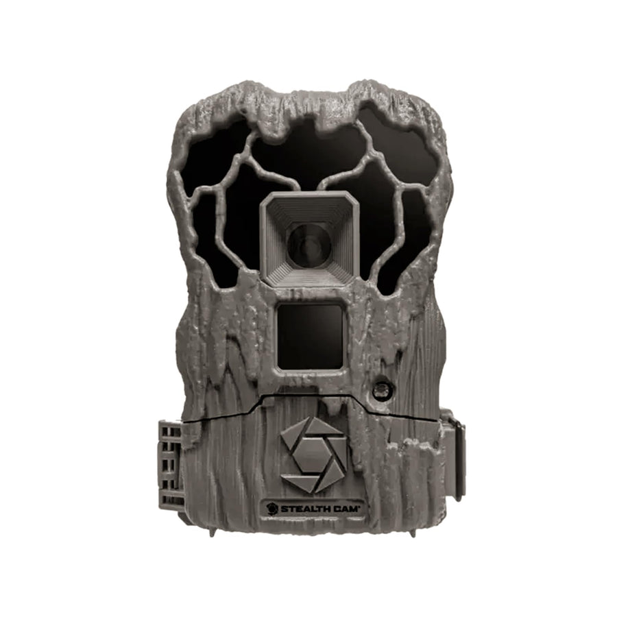 Combo Pack Stealth Cam QV18K - 18MP Photo & 720P Video at 30FPS 0.8 Sec Trigger Speed Wireless Hunting Trail Camera, 8 AA Batteries & 16GB SD Card Included