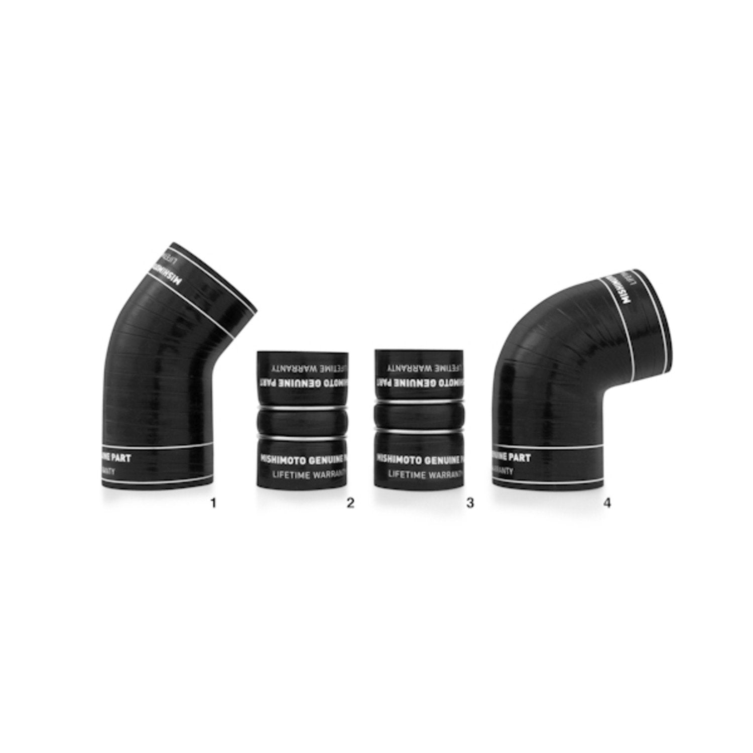 Mishimoto Factory-Fit Boot Kit MMBK-DMAX-04BK Fits Chevrolet 6.6L Duramax 2004.5-2005 Black