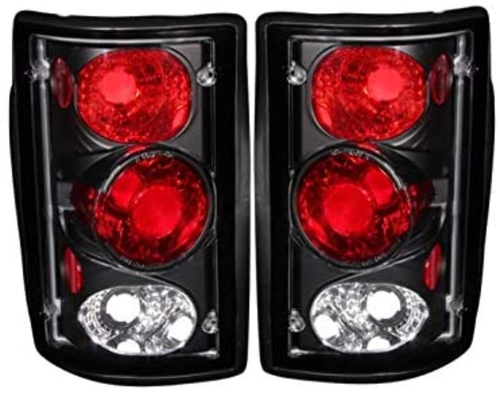 Black Euro Tail Light Set-Clear Lens ANZO USA 211051