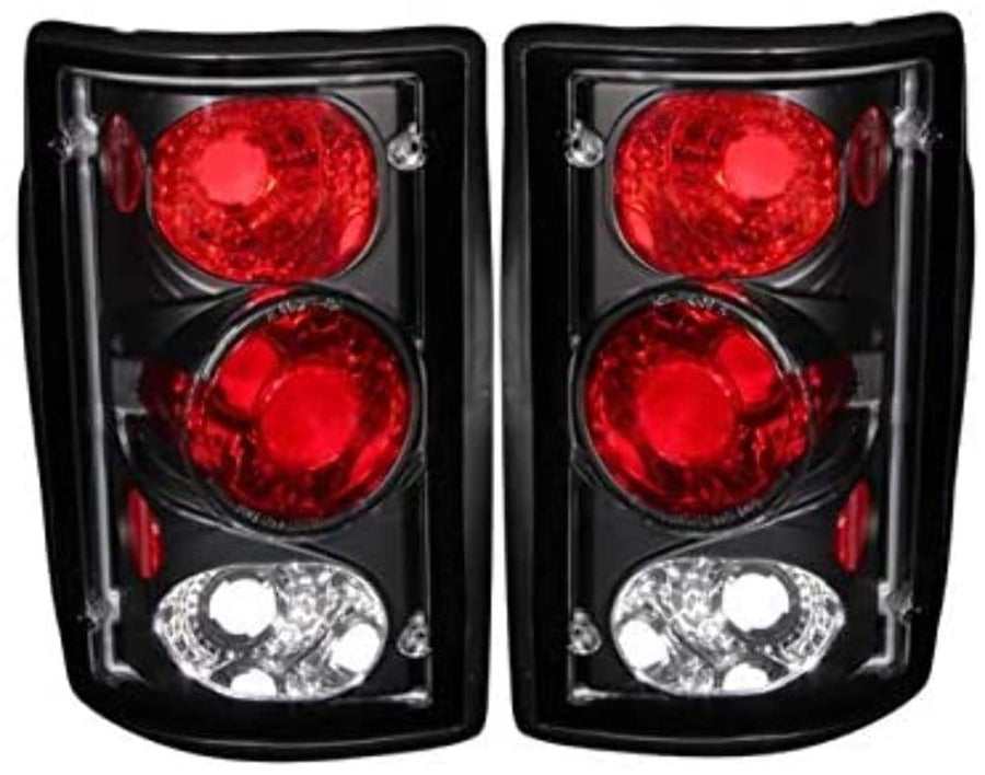 Black Euro Tail Light Set-Clear Lens ANZO USA 211051