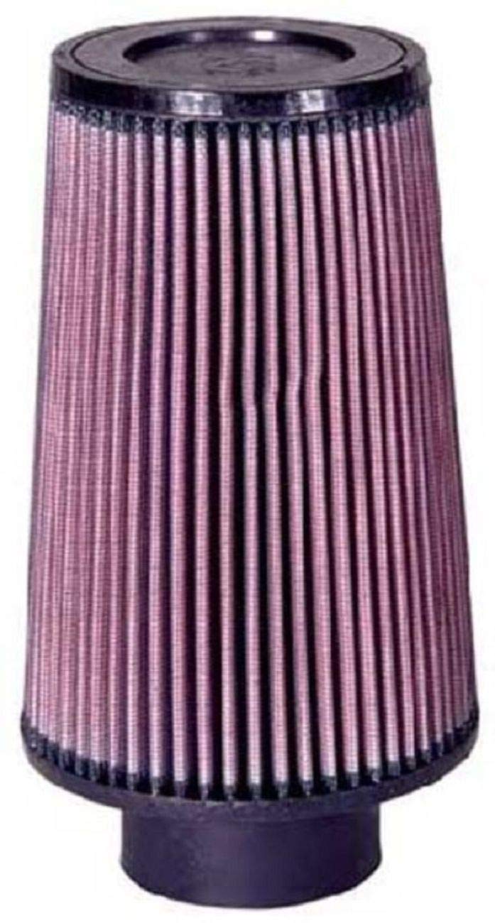 K&N Original High-Flow Lifetime Universal Clamp-On Air Filter: Performance, Premium, Washable: Flange Diameter: 3.25 In, Filter Height: 8 In, Flange Length: 1.625 In, Shape: Round Tapered, RU-5122