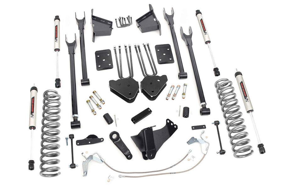 4-Link Lift Kit Rough Country 8" w/V2 Shocks for 08-10 Ford Super Duty - 59270