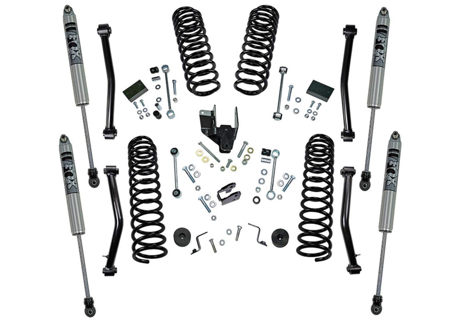 SUPERLIFT SUSPENSION RealTruck 4" Lift Kit for Jeep Wrangler JL | Complete Lift Kit with Front & Rear Fox 2.0 Series Shocks and Lower Link Arms | K186F | Fits 2018-2023 Jeep Wrangler JL 2 Door