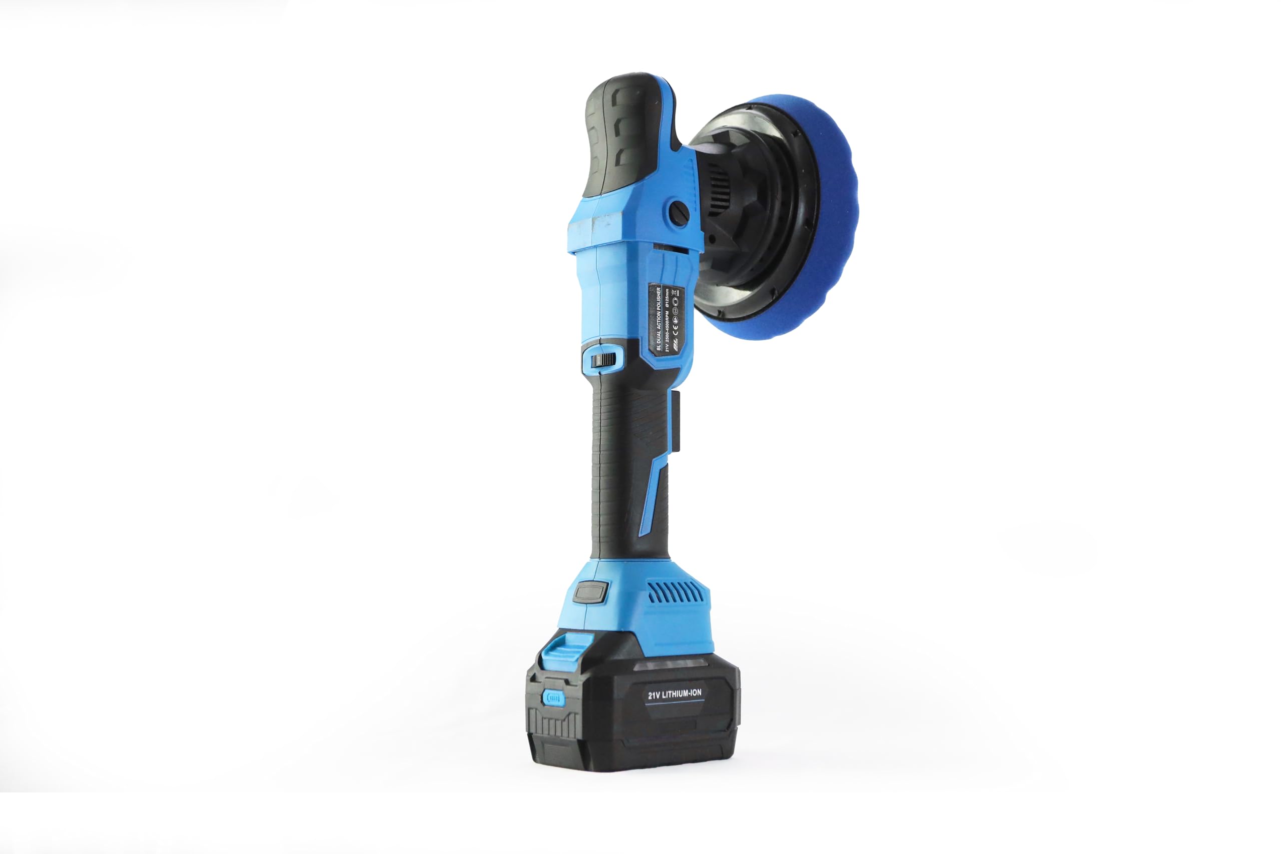 Random Cordless Orbital Polisher Buffer 21mm Swing For Easy Paint Correction Dual Action 2000 – 4500 RPM Rechargeable Battery