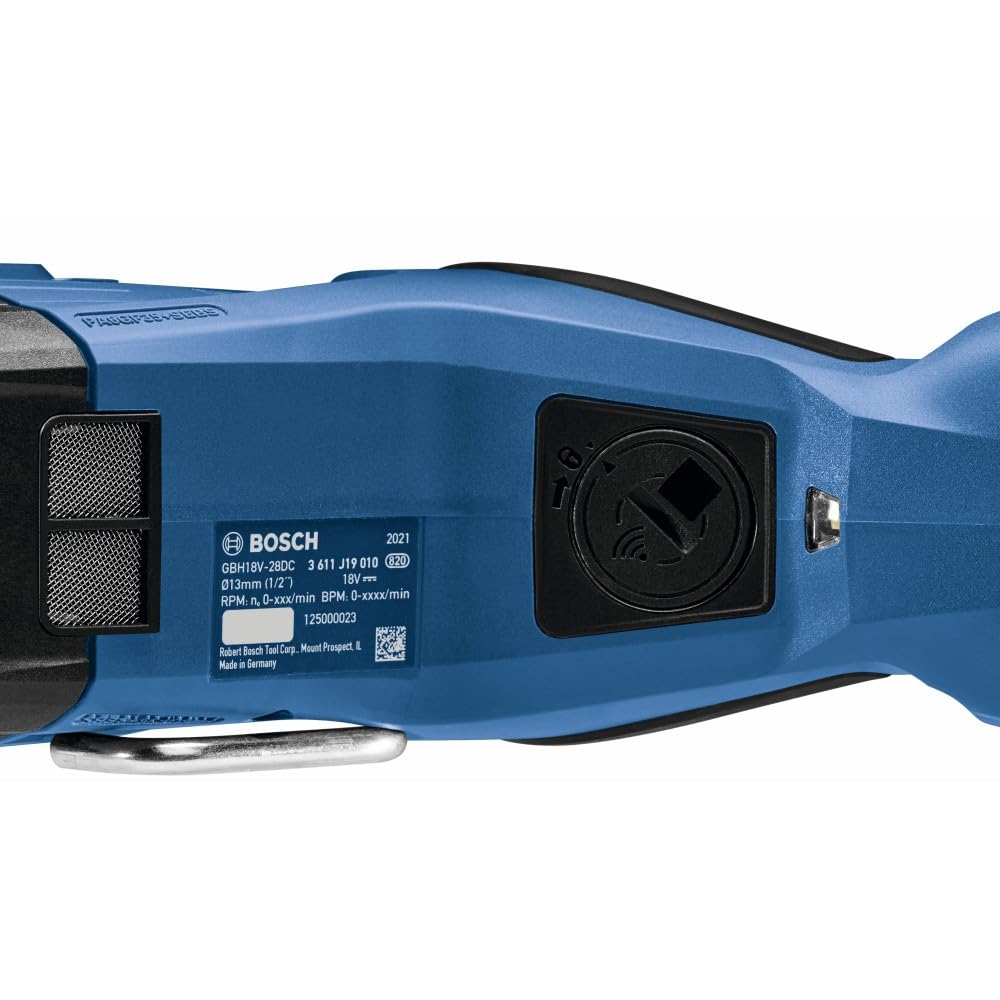 Bosch 18V GBH18V-28DCN Brushless Connected-Ready SDS-plus® Bulldog™ 1-1/8 In. Rotary Hammer (Bare Tool)