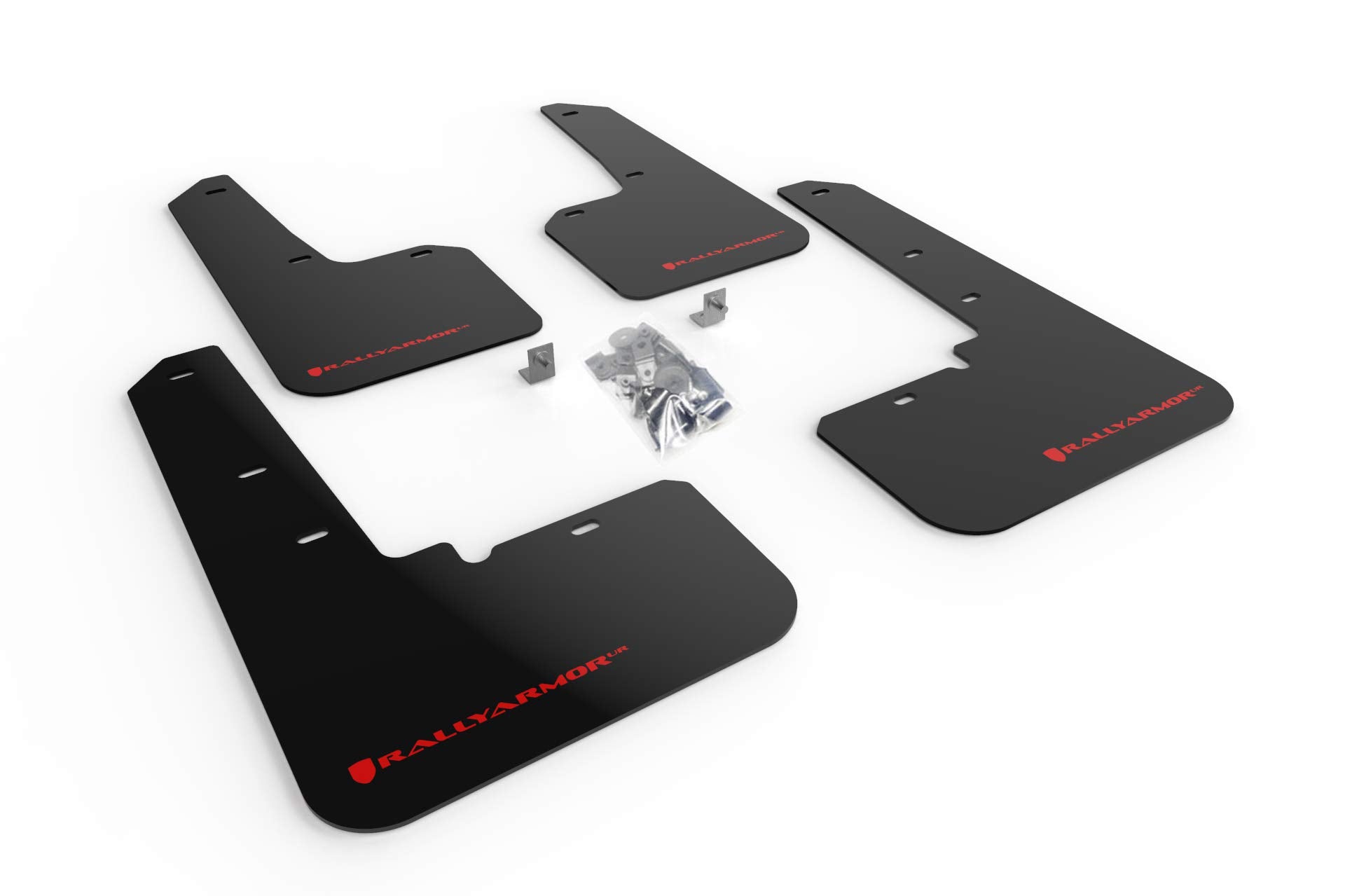 Mud Flap Rally Armor UR Black w/Red Logo FITS 20+ Subaru Outback MF66-UR-BLK/RD