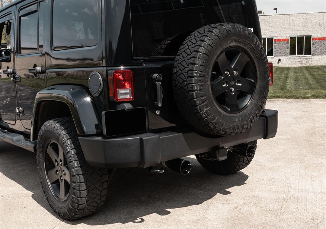 07-18 Jeep Wrangler JKU Corsa 3.6L Sport 2.75in Cat-Back Exhaust w/Single 4in Tips (21122)