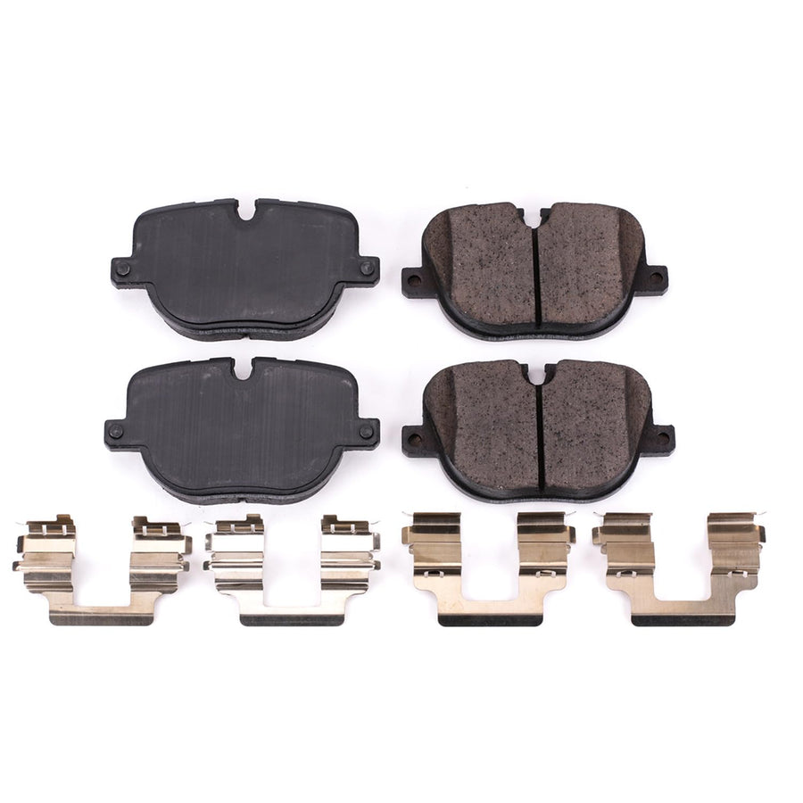 Z17 Power Stop Rear Ceramic Brake Pads with Hardware For Land Rover Range Rover 2010-2012, Land Rover Range Rover Sport 2010-2013 [Model Specific]