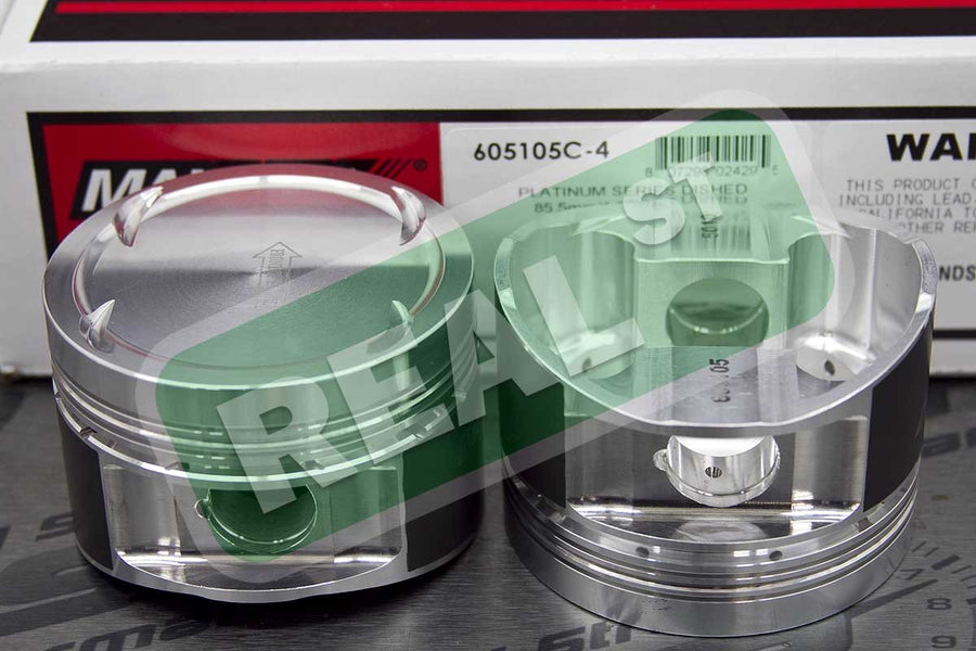 605105C-4 Manley Dish Piston Set with Rings
