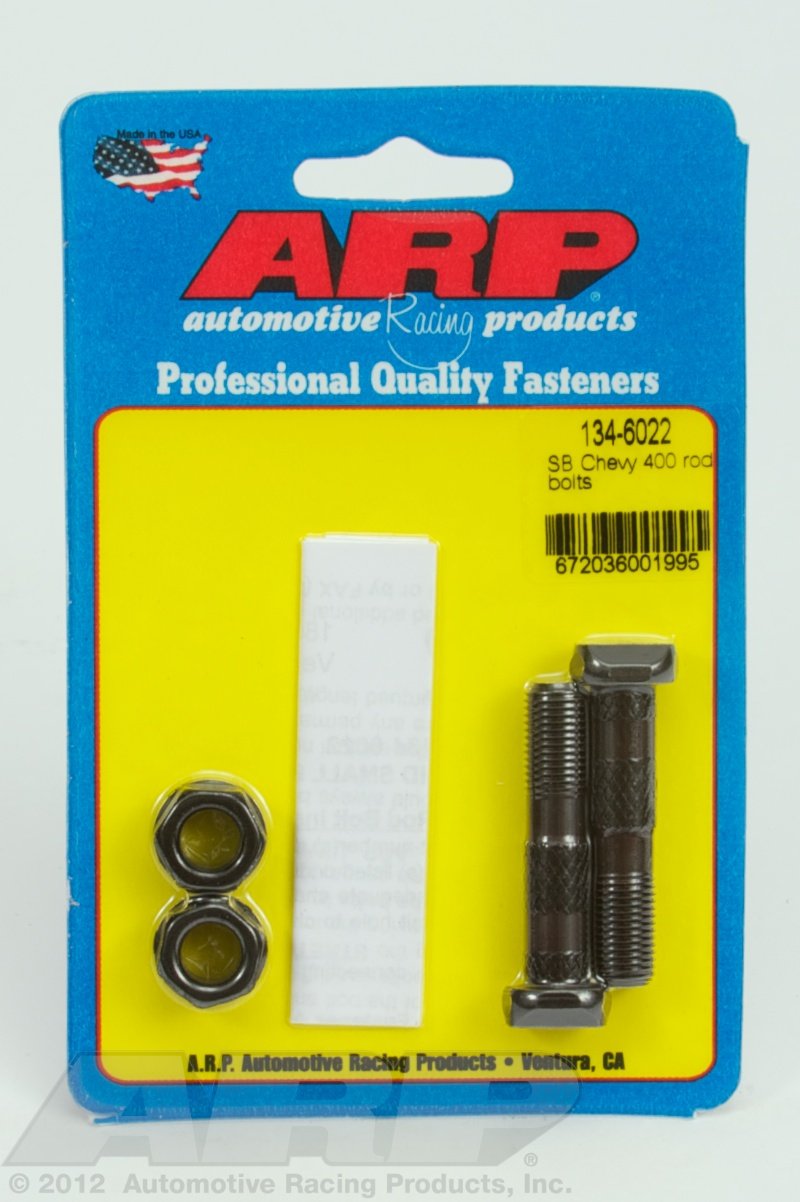 ARP Rod Bolt Kit 134-6022 for Small Block Chevy, (Pack of 2)