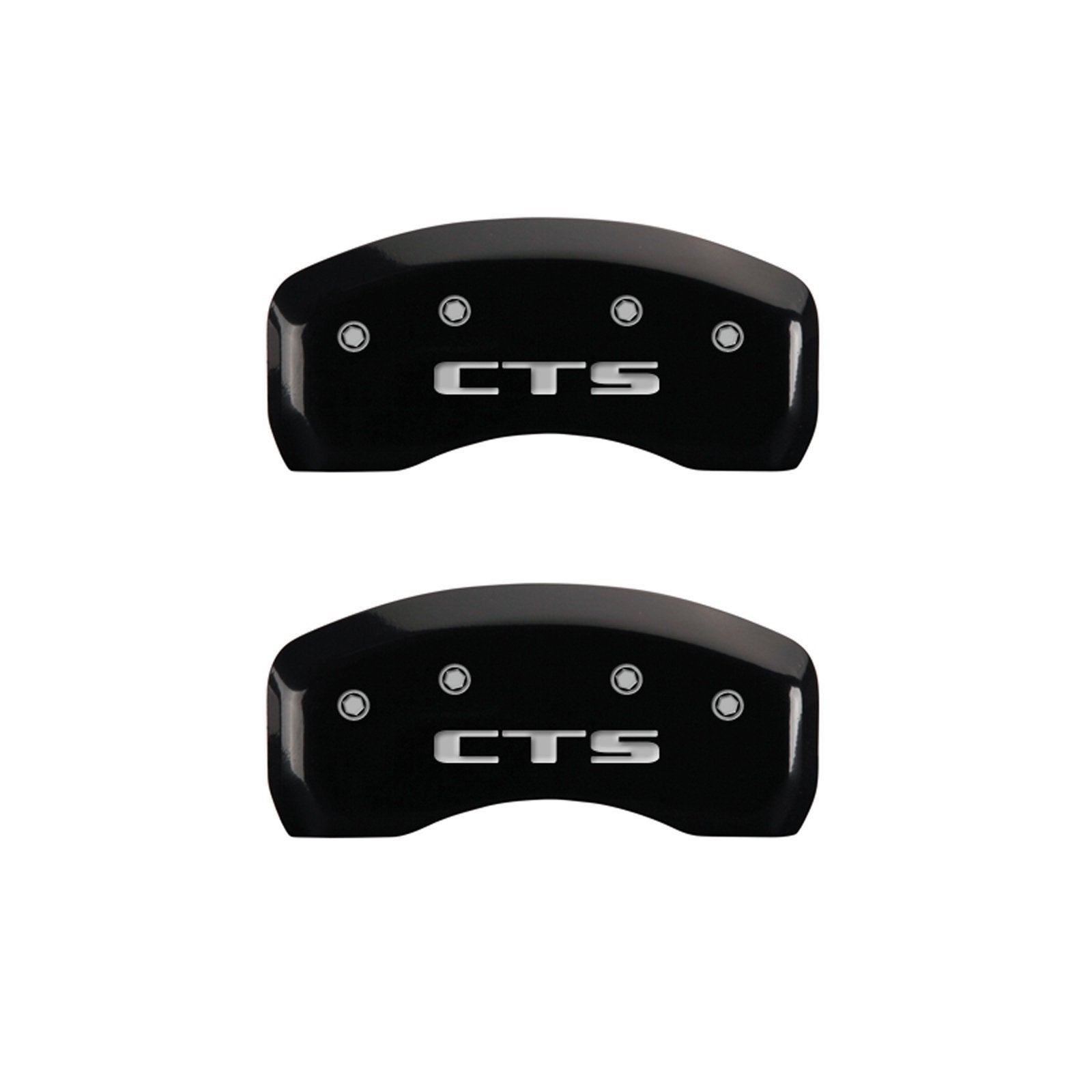 Caliper Covers MGP 35010SCTSBK with Black Powder Coat Finish, (Set of 4)
