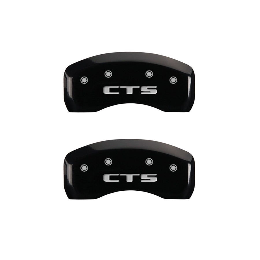 Caliper Covers MGP 35010SCTSBK with Black Powder Coat Finish, (Set of 4)
