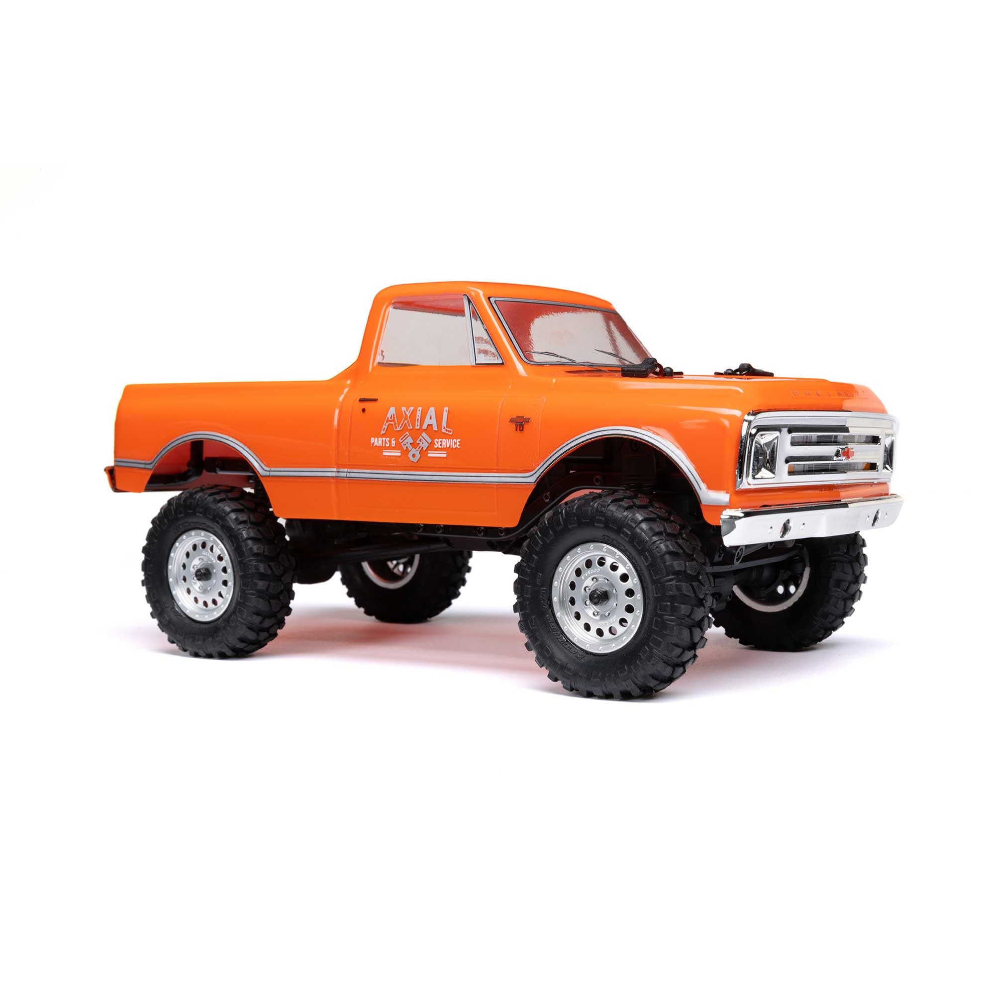 Axial 1/24 RC Truck SCX24 1967 Chevrolet C10 4WD RTR (Comes with Everything Needed to Run), Orange, AXI00001V2T3