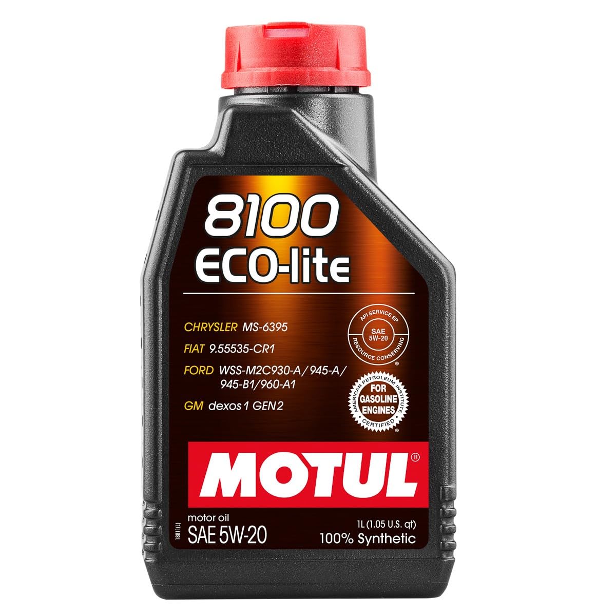 1L Motul Synthetic Engine Oil 8100 5W20 ECO-LITE