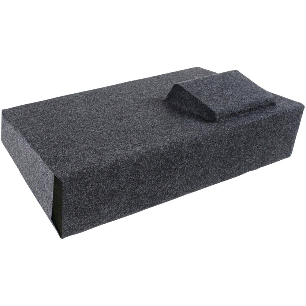 Single Bbox Vented 12 Inch Subwoofer Box - Premium Subwoofer Box Improves Audio Quality, Sound & Bass - Fits 2007 & up Chevrolet/GMC Silverado/Sierra Crew Cab - Car Subwoofer Boxes & Enclosures