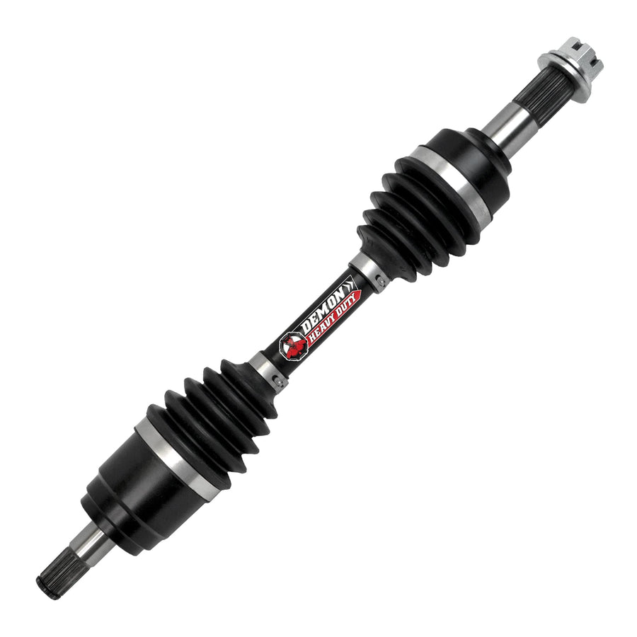 Heavy Duty Demon Powersports Front Left Axle for (2014-2016) Honda TRX420, In Dual Heat Treated High Strength, Gives Wider Angles & In Molybdenum Grease Precision OEM: 44350-HR3-A22