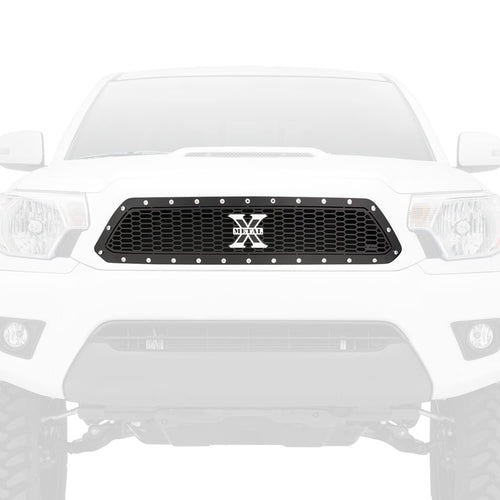 Laser X Grille 2012-2015 Tacoma, Black, 1 Pc, Insert, Chrome Studs - PN #7719381