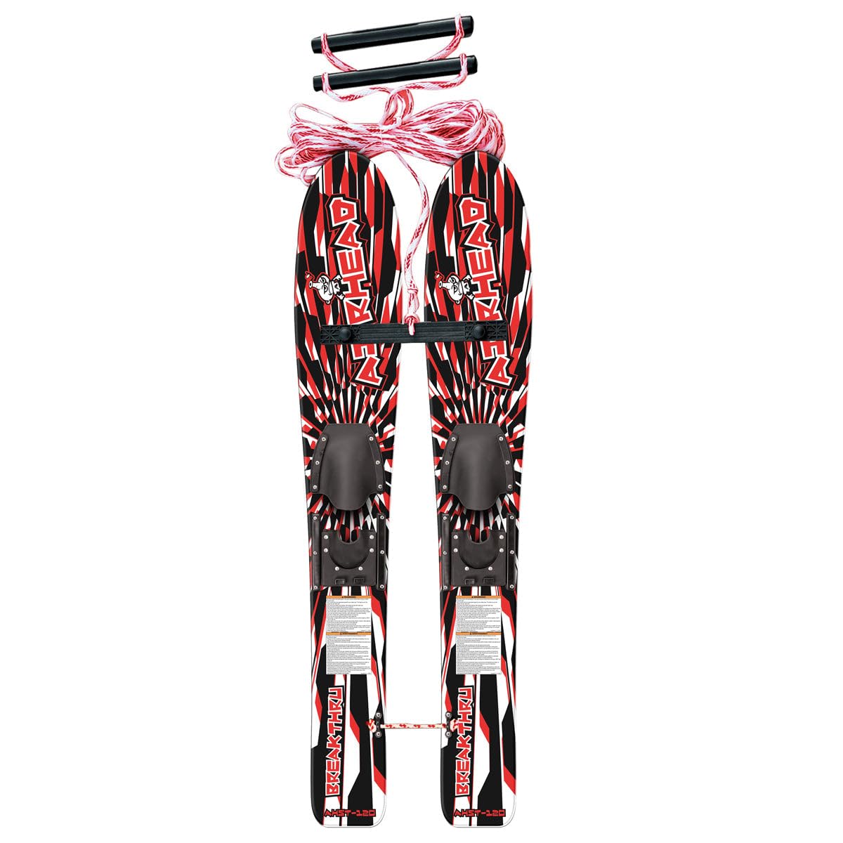 BREAKTHROUGH Airhead Wide Trainer Skis (AHST-120),blue
