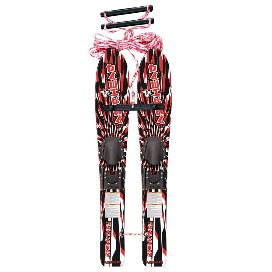 BREAKTHROUGH Airhead Wide Trainer Skis (AHST-120),blue