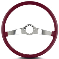 Burgandy Lecarra 66603 Two Smooth 15" Polished Thin Grip