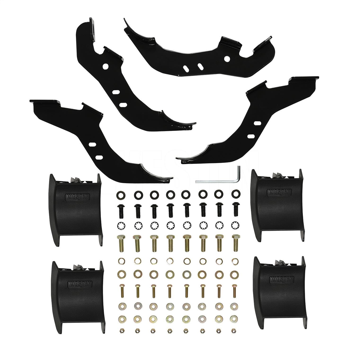 PRO TRAXX WESTIN 4in Oval Nerf Step Bars Polished