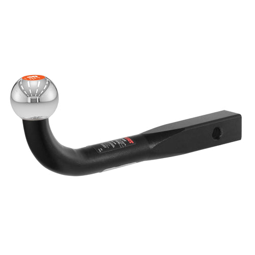 CURT Euro Trailer Hitch Mount with 2-Inch Trailer Ball, Fits 1-1/4-Inch Receiver, 3,500 lbs, 2-3/4-Inch Height