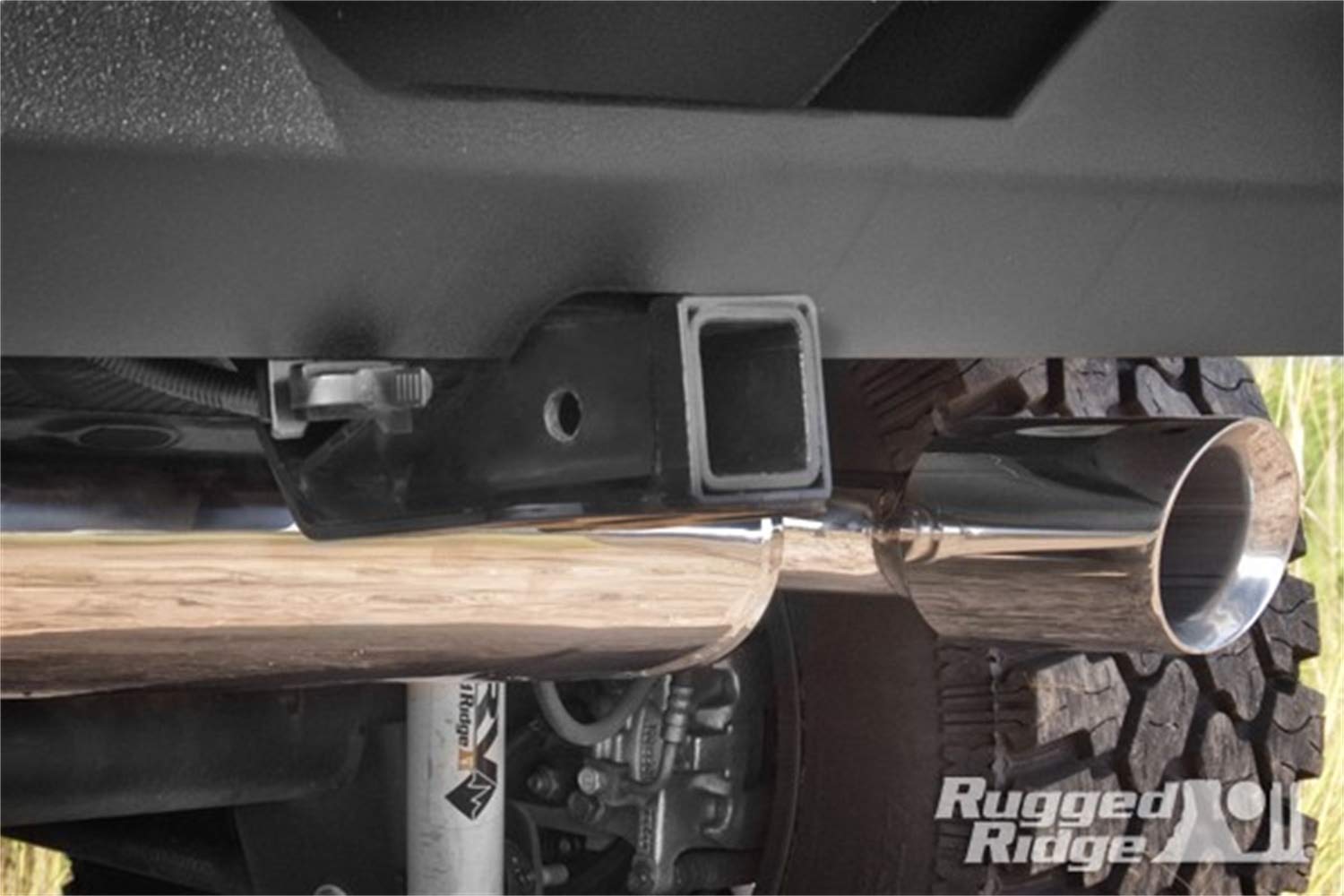 Trailer Hitch, Rugged Ridge | 2 inch | 11580.10 | Fits 2007-2018 Jeep Wrangler JK