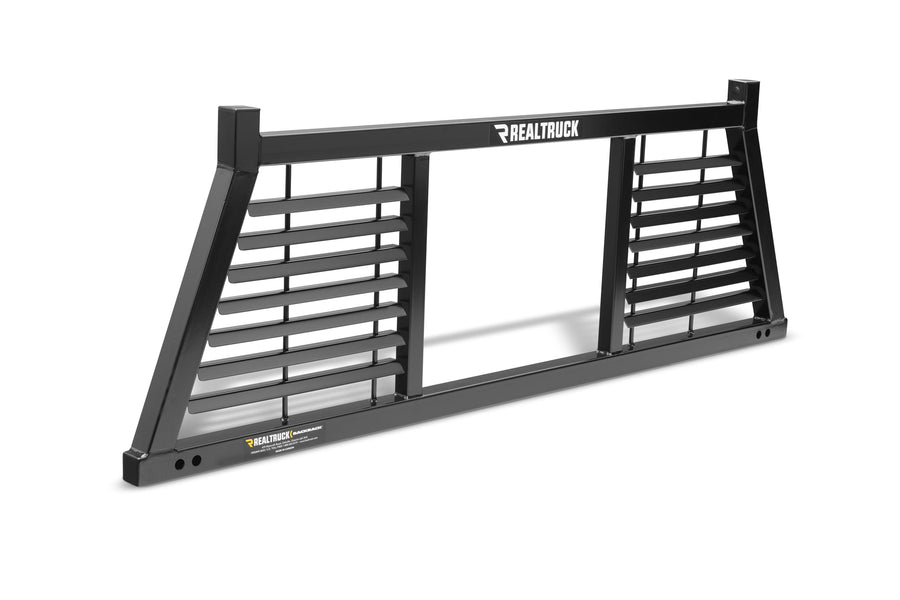 BACKRACK RealTruck Half Louvered Rack Frame Only | Black, No Drill | 149LV | Fits 2019-2025 Chevrolet/GMC Silverado/Sierra 1500; 2008-2019 & 2022-2025 Toyota Tundra; 2004-2025 Ford F-150 & Others