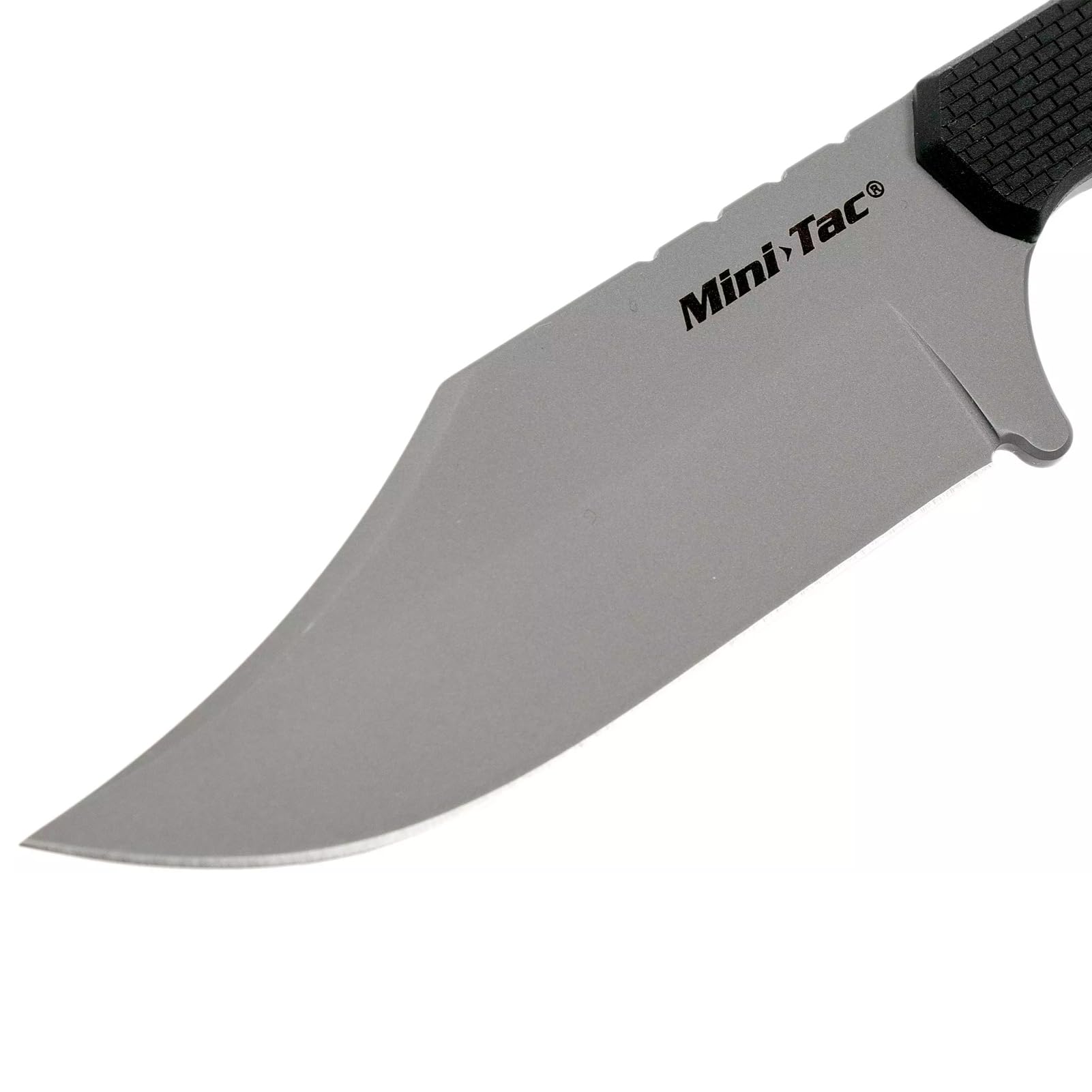 Cold Steel Mini Bowie Tac 3-5/8" Lightweight Durable 8Cr13MoV Stainless Steel Fixed Blade Clip Point Outdoor Hunting Utility Knife, Griv-Ex Handle, Secure-Ex Sheath - Boxed