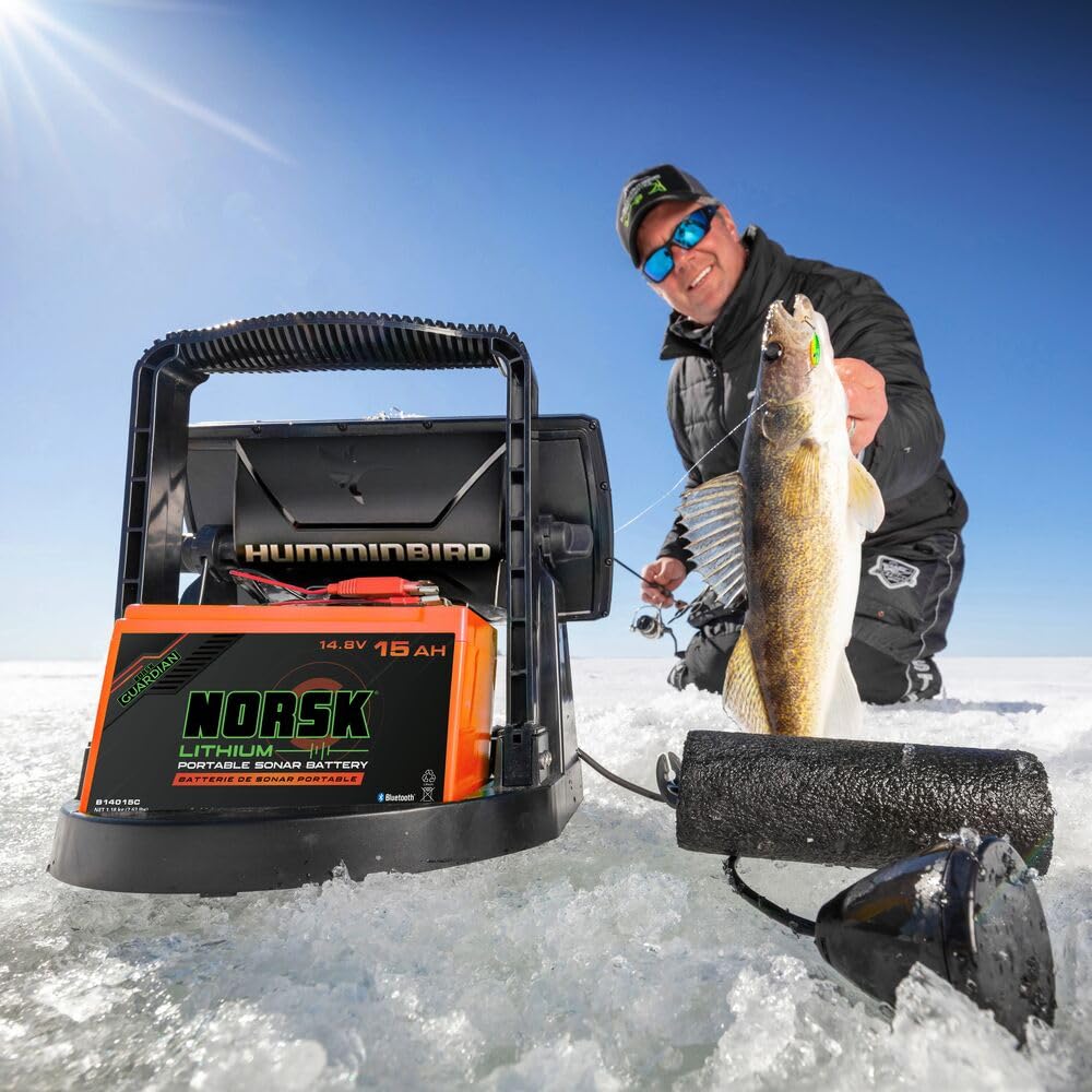 Lithium 14.8V Norsk 15AH Lithium Ion Battery w/ 3A Charger Included | USB-A & USB-C | Bluetooth Monitoring | Portable Power with Advanced Features