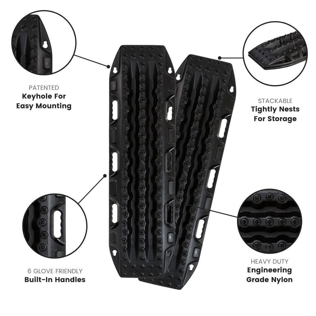 Black MAXTRAX MKII Vehicle Recovery Board