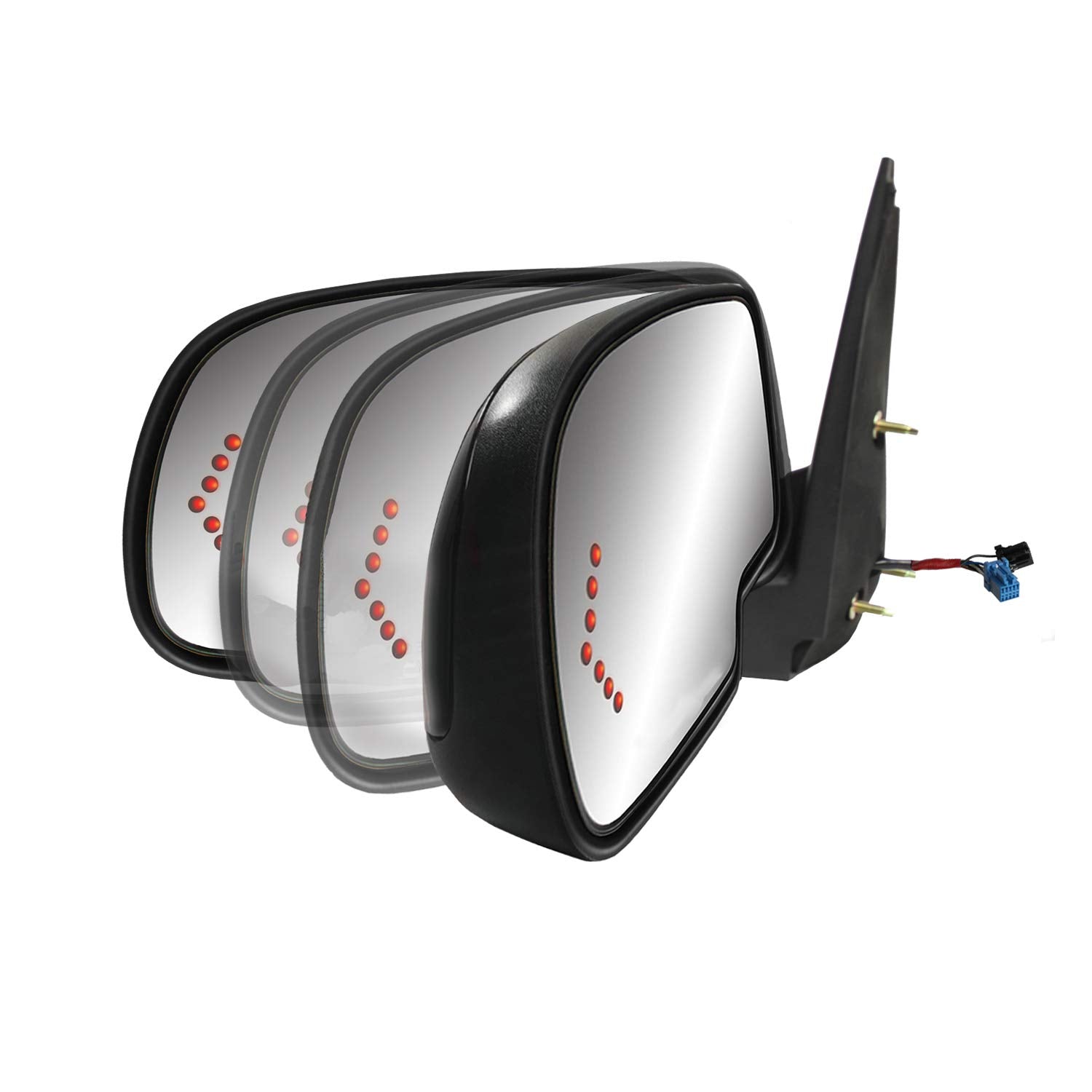Mirror Passenger Side for Escalade, Avalanche, Silverado, Suburban, Tahoe, Sierra, Yukon, Denali/XL, Silverado/Sierra Classic, PTM, Arrow Signal, Memory, Power Fold, Heated Power (62166G)