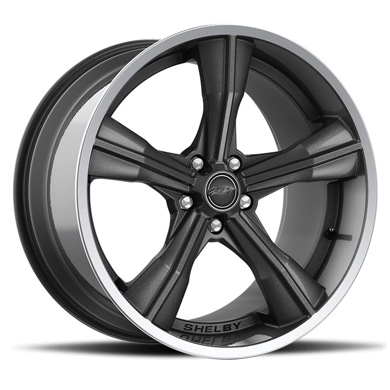 CS11-211555-G Carroll Shelby Wheels - 20 x 11 in. - 5 x 114.3-50mm Offset - Gunmetal
