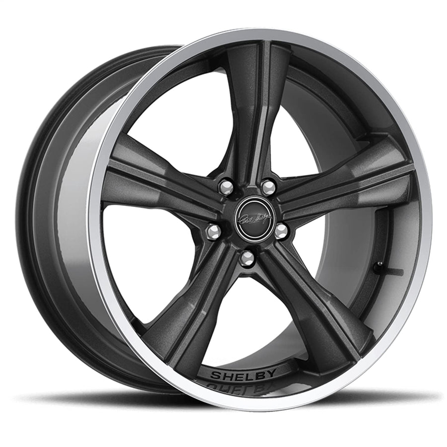 CS11-211555-G Carroll Shelby Wheels - 20 x 11 in. - 5 x 114.3-50mm Offset - Gunmetal