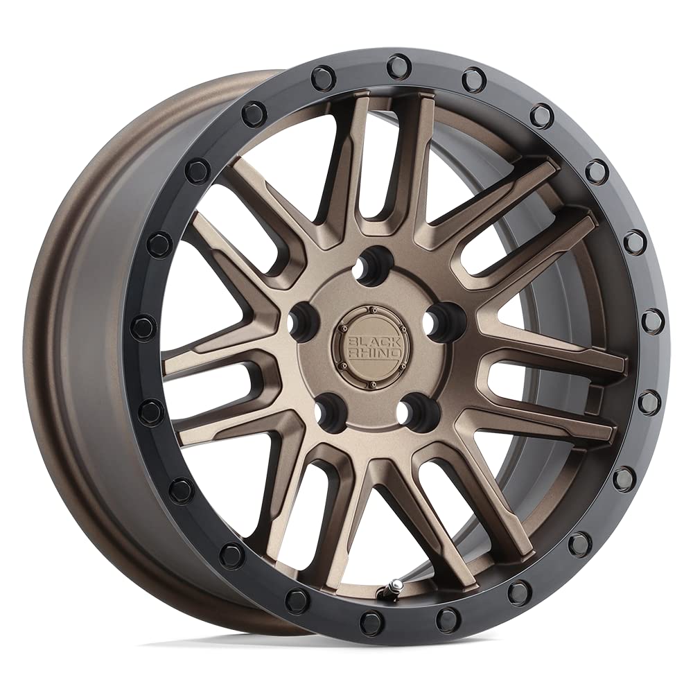 Black Rhino Bronze Arches Wheels Hard Alloys 17x8