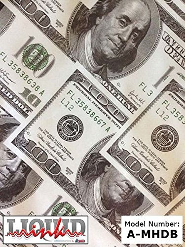 Atrend 12LSVBB-Bankroll GFX Series $100 Bills Pattern Single Vented SPL 12" Subwoofer Enclosure