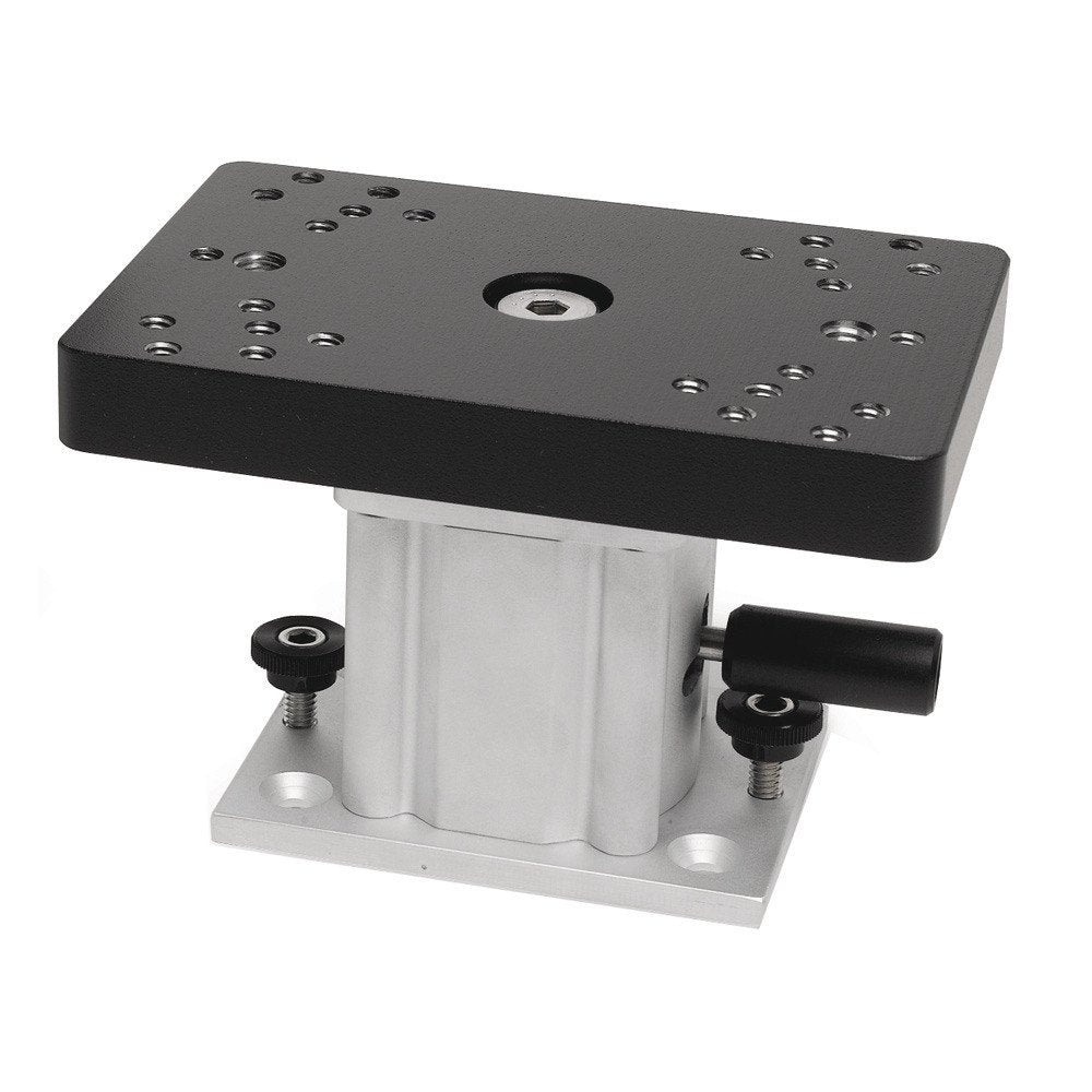 Aluminum Swivel Base Pedestal Mount - Cannon Downriggers 4"