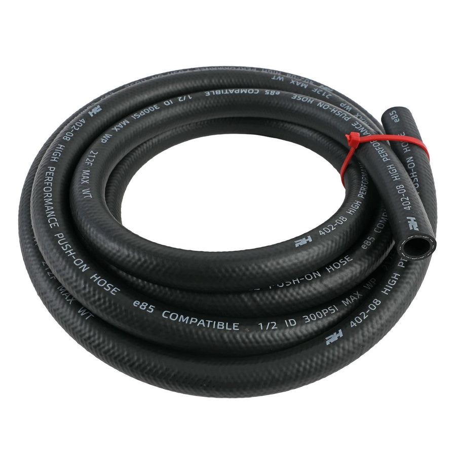 402 Series Red Horse Performance Black Push Lock Hose -10 Feet 402-08-10-08